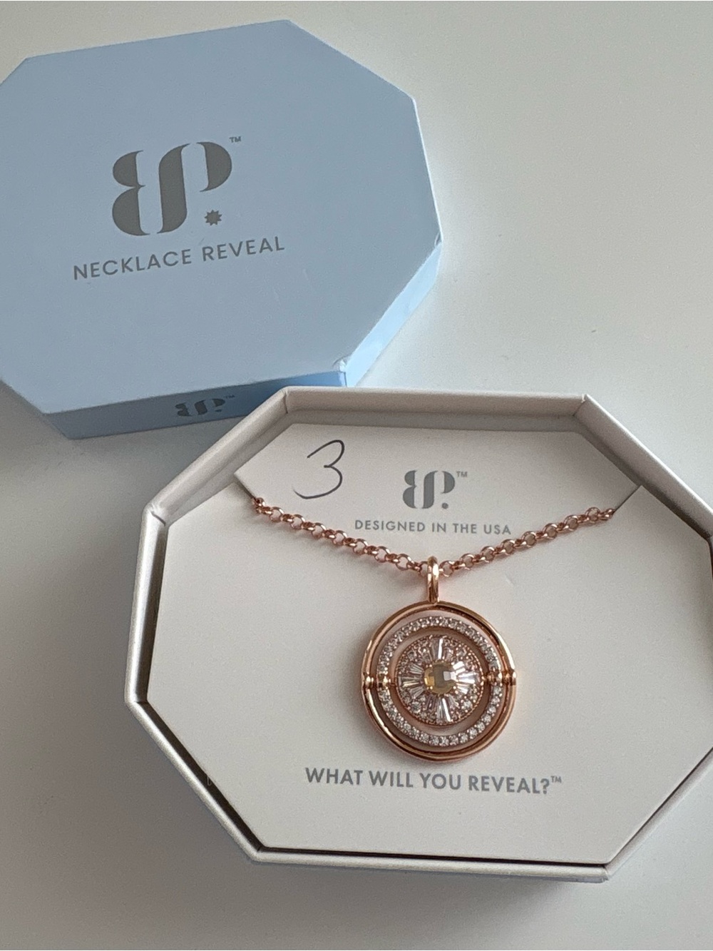 Bomb Party RARE UNICORN 1/250 Necklace NK60444 Jade Sunrise Rose Gold Plating